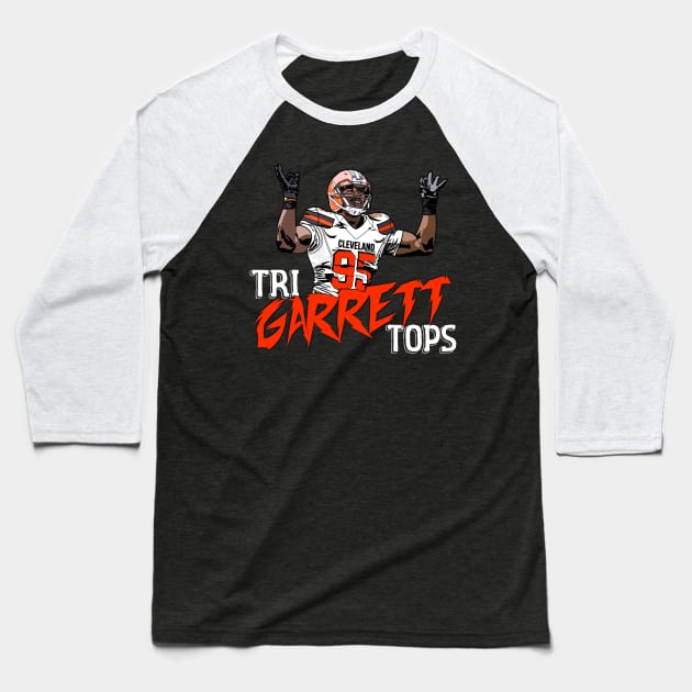 Myles Garrett Dinosaur Baseball T-Shirt by mbloomstine